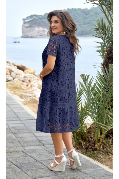 Платье Vittoria Queen 21153/1 темно-синий - фото 4