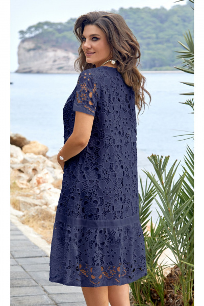 Платье Vittoria Queen 21153/1 темно-синий - фото 2