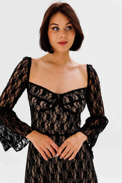 Платье AURA otd 3244 черный - фото 4