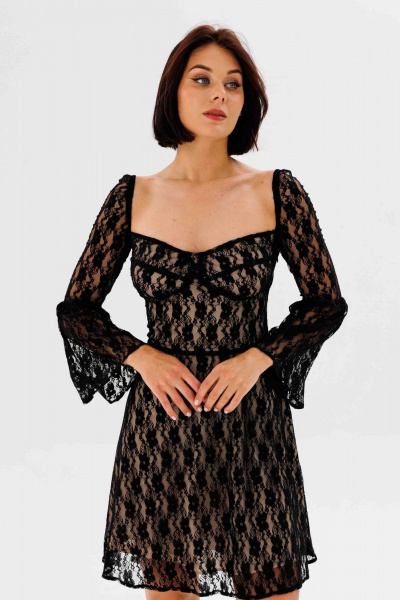 Платье AURA otd 3244 черный - фото 3