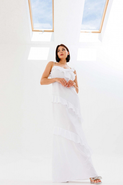 Платье AURA otd 3263 белый - фото 8