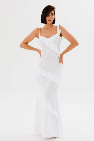 Платье AURA otd 3263 белый - фото 3