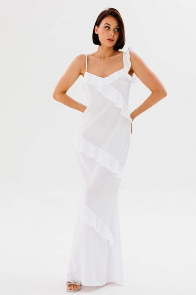 Платье AURA otd 3263 белый - фото 1