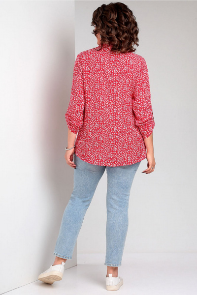 Блуза Таир-Гранд 62424 красный - фото 5