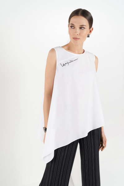 Блуза из хлопка на каждый день, демисезон BURVIN 7422-51 - фото 1