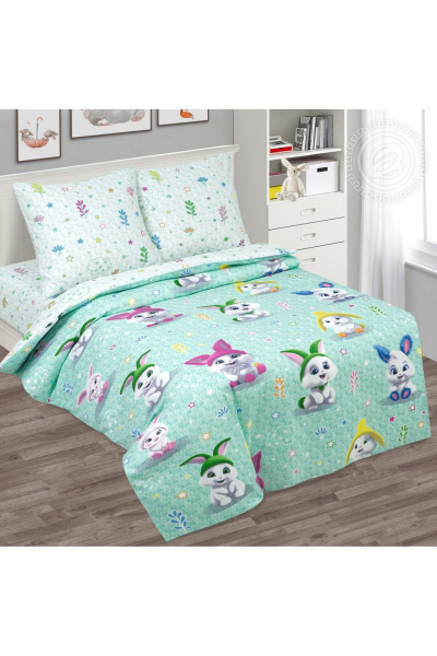 Наволочка, Пододеяльник, Простыня из хлопкового поплина АРТПОСТЕЛЬ 912 милаш - фото 1