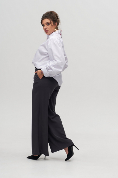 Брюки Anelli 1328 графит - фото 4