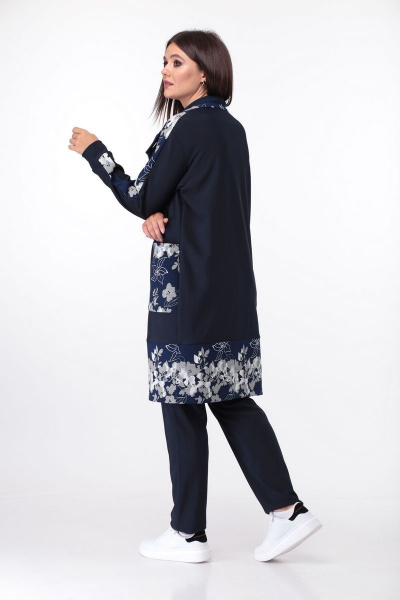 Брюки, кардиган ANASTASIA MAK 692 синий - фото 6