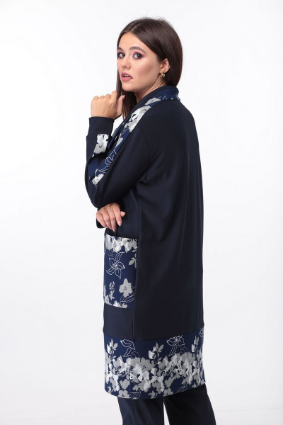 Брюки, кардиган ANASTASIA MAK 692 синий - фото 5