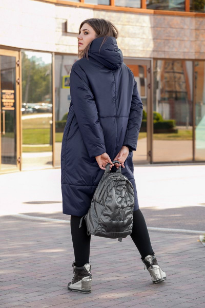 Пальто Lady Secret 6274 синий - фото 4