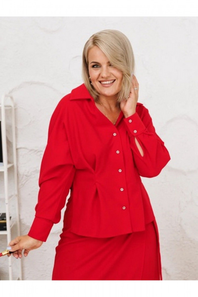 Платье Runella 1605 красный - фото 4