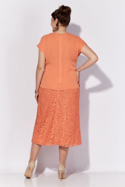 Двухпредметный комплект из блузы и юбки с эластичной тесьмой Anna Majewska 1524/1540 - фото 5