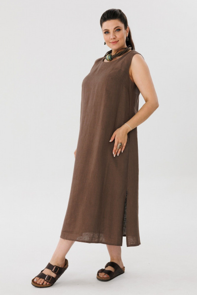 Сарафан Anelli 1472 мускатный_орех - фото 8