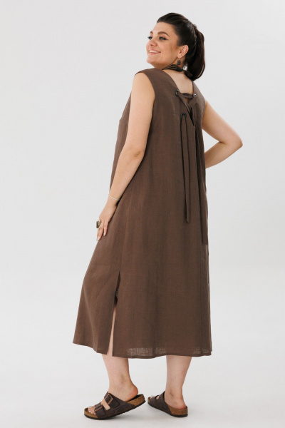 Сарафан Anelli 1472 мускатный_орех - фото 7