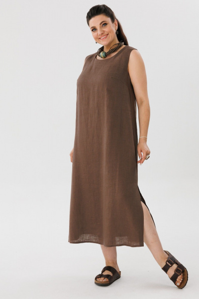 Сарафан Anelli 1472 мускатный_орех - фото 6