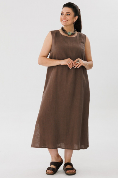 Сарафан Anelli 1472 мускатный_орех - фото 1