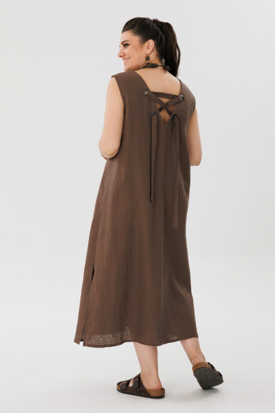 Сарафан Anelli 1472 мускатный_орех - фото 3