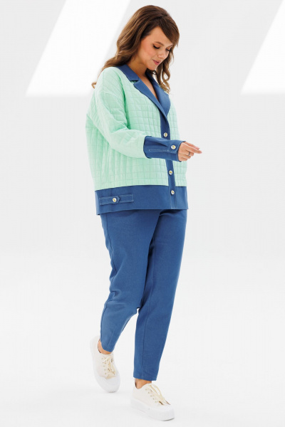 Брюки, жакет Mubliz 185 мята - фото 11