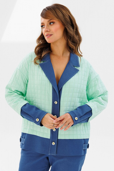 Брюки, жакет Mubliz 185 мята - фото 4