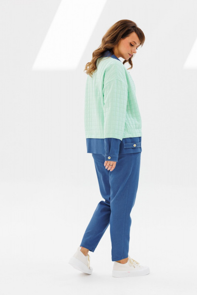 Брюки, жакет Mubliz 185 мята - фото 3