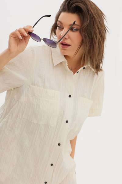 Платье BegiModa 1040 шампань - фото 7