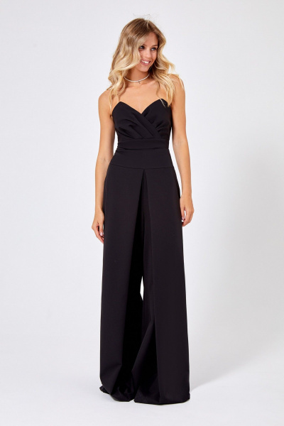 Тканевые брюки и укороченный топ с высокая посадкой и карманами Rivoli 2403+5222 - фото 1