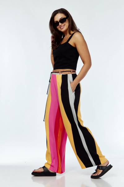 Брюки Luna 172 полоска - фото 9