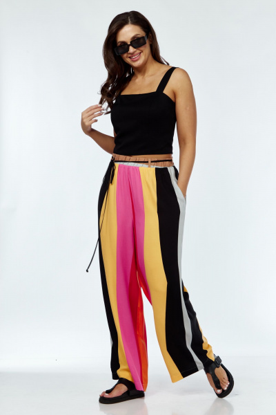 Брюки Luna 172 полоска - фото 6