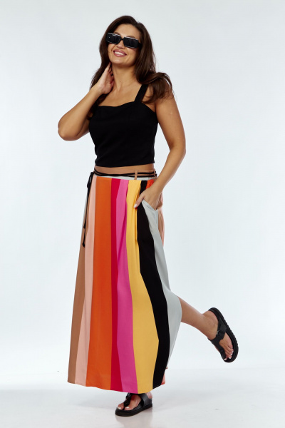 Летняя юбка Luna 171 полоска - фото 4