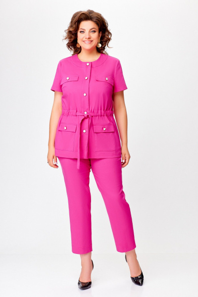 Брюки, жакет Swallow 759.1 фуксия - фото 7