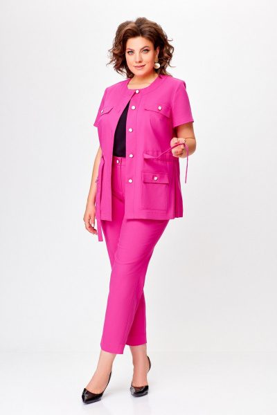 Брюки, жакет Swallow 759.1 фуксия - фото 4