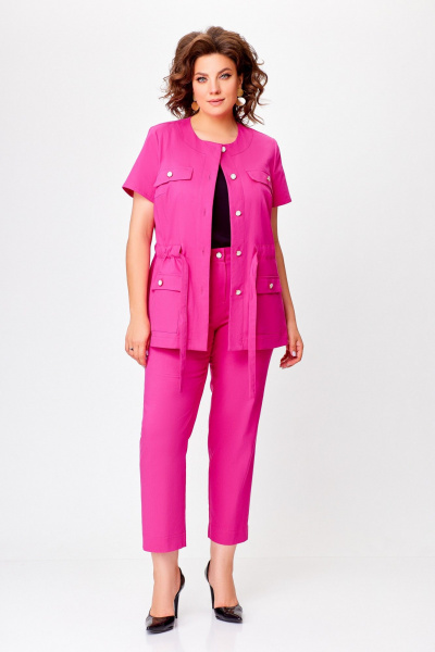Брюки, жакет Swallow 759.1 фуксия - фото 1