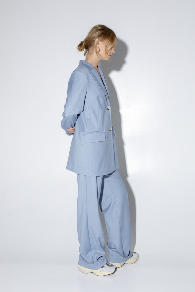 Жакет PiRS 4824 голубой - фото 3