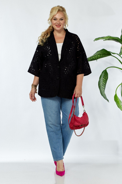 Жакет Anastasia 1122 черный - фото 5