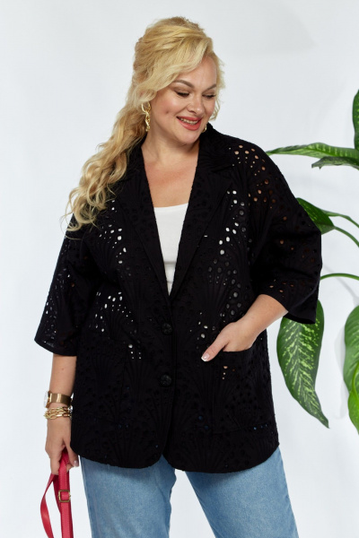 Жакет Anastasia 1122 черный - фото 2