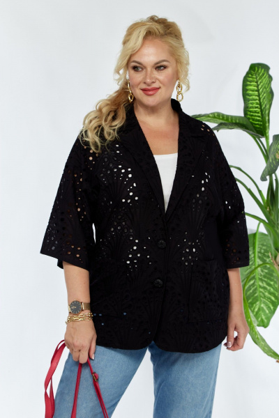 Жакет Anastasia 1122 черный - фото 1