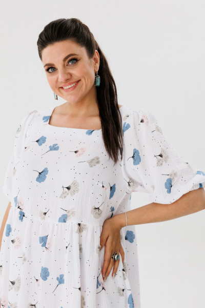 Платье Anelli 1295 гинкго_билоба - фото 2