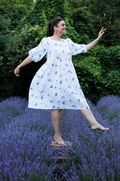 Платье Anelli 1295 гинкго_билоба - фото 8