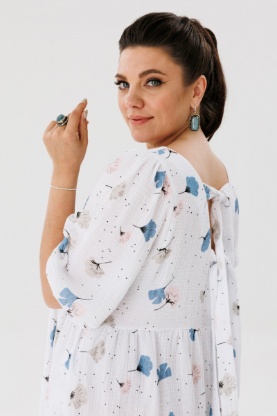 Платье Anelli 1295 гинкго_билоба - фото 7