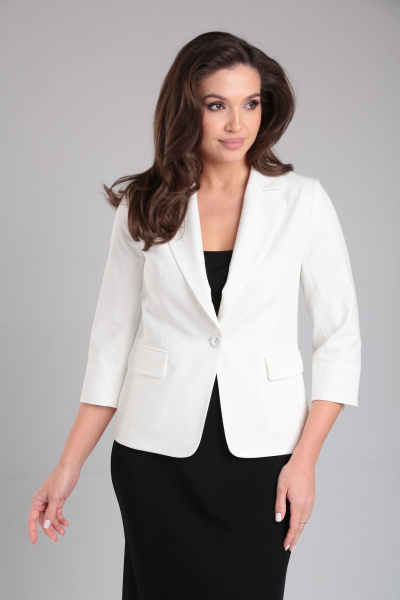 Жакет LeNata 12413 молочный - фото 5