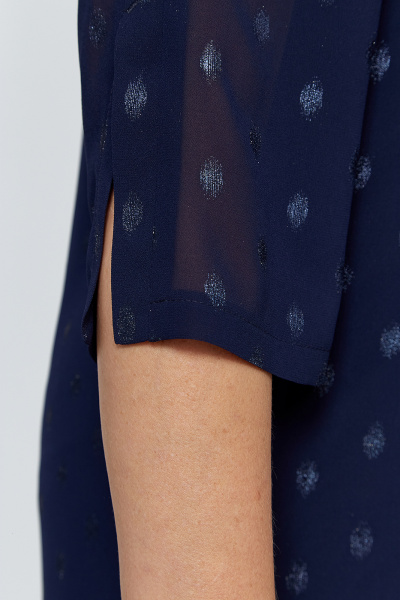 Платье шифоновое с разрезами и ремнем для нарядных случаев Algranda А3848-7 - фото 7