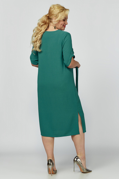 Платье с пуговицами и разрезами для нарядного и повседневного стиля Algranda А3991-1 - фото 5