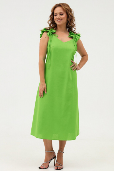 Платье-сарафан из текстиля с завязками Angelina & Сo 1120 - фото 10