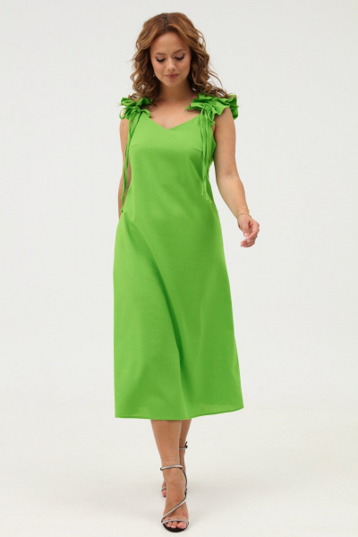 Платье-сарафан из текстиля с завязками Angelina & Сo 1120 - фото 8