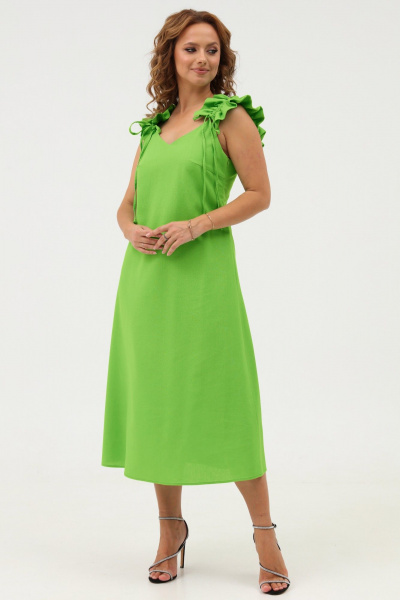 Платье-сарафан из текстиля с завязками Angelina & Сo 1120 - фото 3