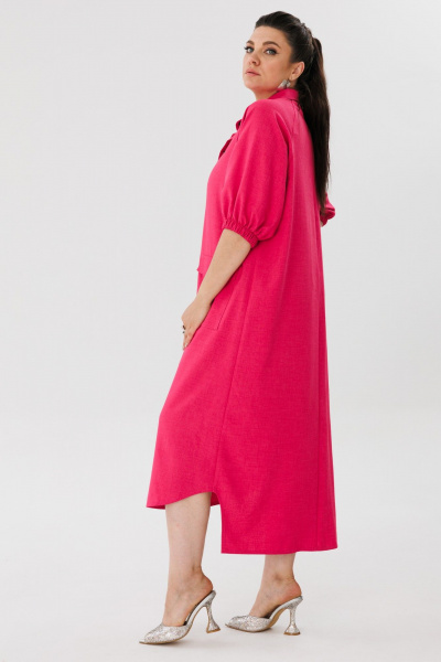 Платье Anelli 1456.1 брусника - фото 6