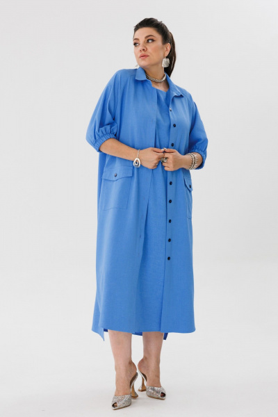 Платье Anelli 1456.1 регата - фото 6