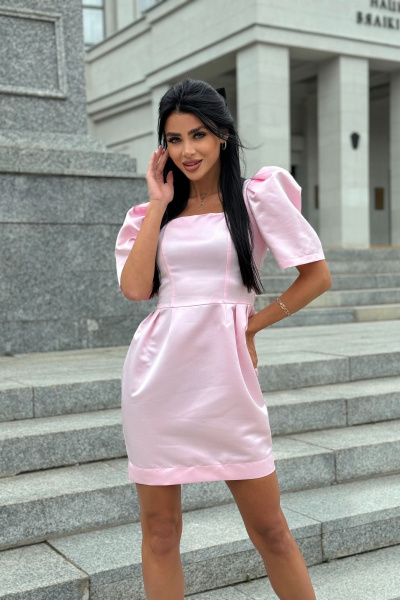 Платье THE.WOMAN 0186 розовый - фото 1