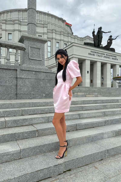 Платье THE.WOMAN 0186 розовый - фото 4