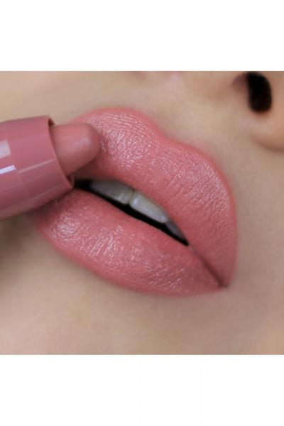 Помада Satin Colors розовая с насыщенным пигментом Belor Design SATIN COLORS тон 13 джеральдин - фото 2